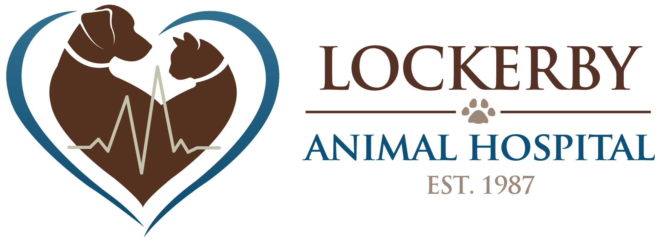 Logo of Lockerby Animal Hospital in Sudbury, ON